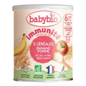 BABYBIO 5 Céréales Immunité 6 mois +