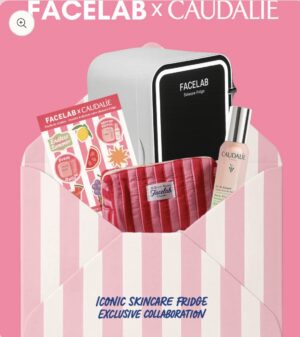 Facelab Led Mirror Skincare Fridge x Caudalie