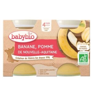 BABYBIO PETIT POT POMME BANANE 2*130G