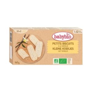 BABYBIO PETITS BISCUITS A LA VANILLE 12 MOIS + 10*2