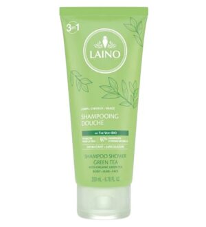 LAINO SHAMPOING DOUCHE THÉ VERT BIO – 200 ML