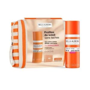 BELLA AURORA OFFRE ECRAN DEPIGM SPF50 + PEAU NORMAL A SECHE 50 ML + TROUSSE OFFERTE