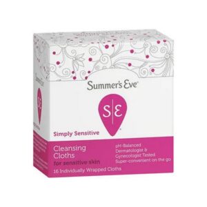 Summer's Eve Lingettes Intimes Simply Sensitive Cleansing Cloths 16U