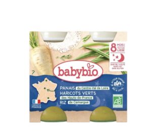 BABYBIO POT BONNE NUIT PANAIS HARICOTS VERTS RIZ 2 x 200G