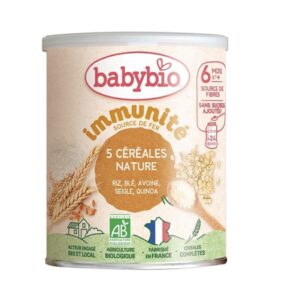 BABYBIO 5 CEREALES NATURE 220G