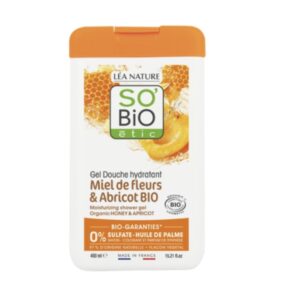 SO BIO GEL DOUCHE MIEL DE FLEURS ET ABRICOT 450ML