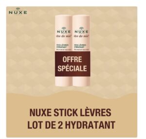 NUXE Rêve de Miel – Stick Lèvres Hydratant Lot de 2