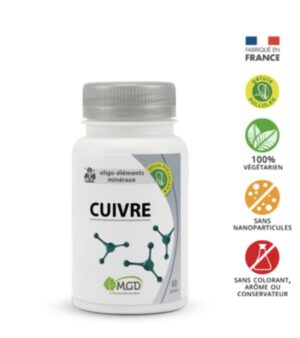 Mgd Nature Cuivre 60 gelules