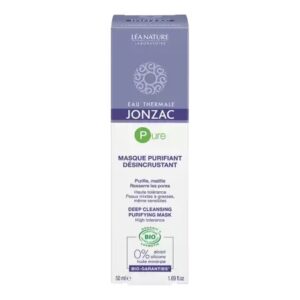 JONZAC PURE Masque Purifiant DΓ©sincrustant BIO 50 Ml