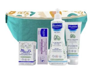 Mustela Sac Banane 2en1 200ml+Creme De Change Peaux Mix+Musti 50ml+lait 500ml Pack