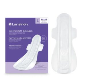 LANSINOH Serviettes Post Partum Extra-Absorbantes L 0-2 Semaine10 Unités