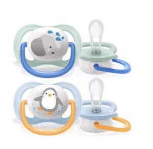 AVENT SUCETTE ORTHO 0-6M BOY ELEP/PENG SCF080/05