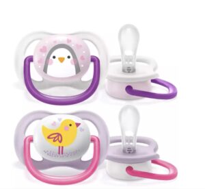 AVENT SUCETTE ORTHO 0-6M GIRL PENG/BIRD SCF080/06