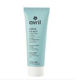 Avril Creme De Nuit Peaux Seches Et Sensibles 50ml