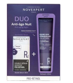 Novexpert Pro-Retinol Double Serum 30ml + Baume Demaquillant Offert