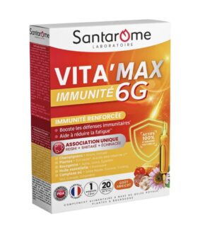 Santarome Vit'Max 6G 20Ampoules x 10ml
