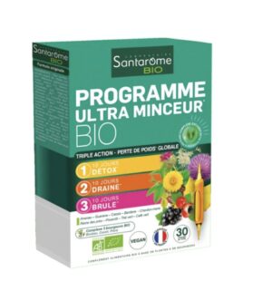 SANTAROME PROGRAMME ULTRA MINCEUR 30 AMPOULES