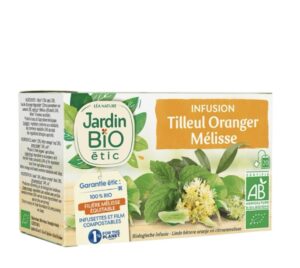 JARDIN BIO INFUSION TILLEUL ORANGER MELISSE 20 SACHET