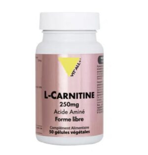 VITALL PLUS L CARNITINE 250MG 50 GELULES