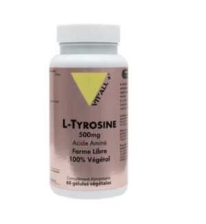VITALL PLUS L-TYROSINE 500MG 60 GELULES