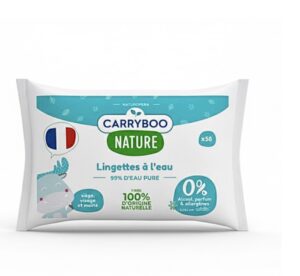 Carryboo Lingettes A L'eau Pure Calendula 58 Pieces