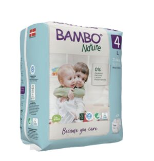 Bambo Nature 4, couches L 7-14kg/48un