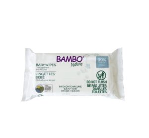 Bambo Nature Lingettes Nature 64 Pieces