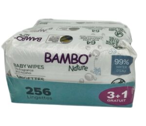Bambo Nature Lingettes 64 Pieces 3+1 Pack