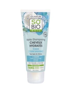 SO BIO APRES SHAMPOOING CHEVEUX HYDRATES 200ML