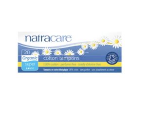 NATRACARE TAMPONS SUPER SANS APPLICATEUR 20 UNITES
