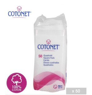 Cotonet Coton Carres 50 Pièces