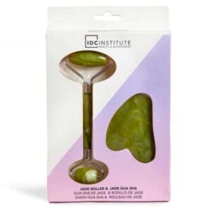 IDC INSTITUTE ENSEMBLE ROULEAU FACIAL ET JADE GUA SHA REF