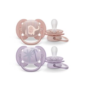 Avent 2 Sucette Ultra Soft 0-6m Girl Scf091/09