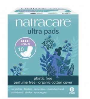 NATRACARE SERVIETTE ULTRA LONG + WINGS 10 Unités