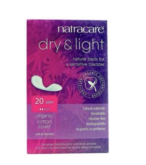 NATRACARE SERVIETTE DRY & LIGHT POUR LEGERE INCONTINENCE 20 Unités