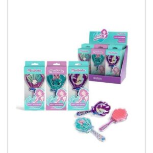 MARTINELIA SHELL HAIR BRUSH /Mauve / ou Rose / ou bleu ciel