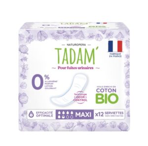 TADAM SERVIETTES FUITES URINAIRES MAXI X 12