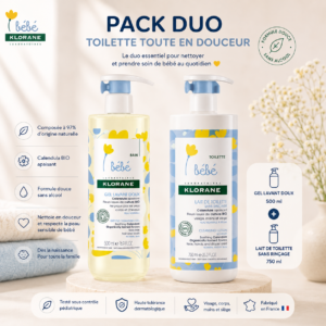 OFFRE Back To School Klorane Lait + Gel Doux