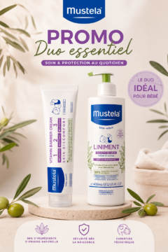 OFFRE Back To School Mustela Crème de Change 100 ml + Liniment 400 ml