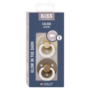 Offre liquidation Set 2 tétines Glow de 0-6 mois ( ronde )