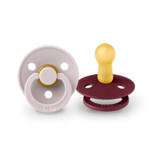 Offre liquidation Set 2 tétines  de 0-6 mois format ronde