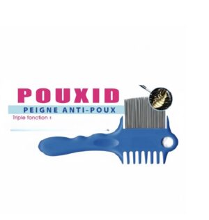 Pouxid Peigne Anti-Poux Triple Fonction