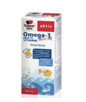 Doppel Herz Aktiv Omega-3 Junior Multivitamine Sirop 150ml