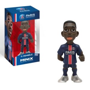Minix Figurine de Joueur de Foot 12cm – Ousmane Dembélé – Paris Saint-Germain