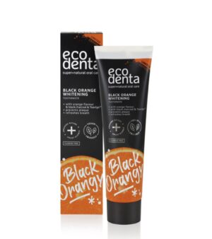 ECODENTA Dentifrice Blanchissant au Charbon Actif et à l’Orange 100ml
