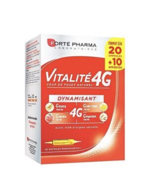 OFFRE BACK TO WORK Forté Pharma Vitalité 4g Dynamisant - 20 Ampoules +10 offertes