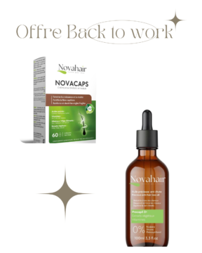 OFFRE BACK TO WORK NOVACAPS + NOVAHAIR HUILE