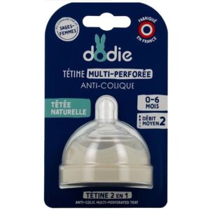 Offre Liquidation DODIE TÉTINE MULTI-PERFORÉE ANTI-COLIQUE 0-6 mois